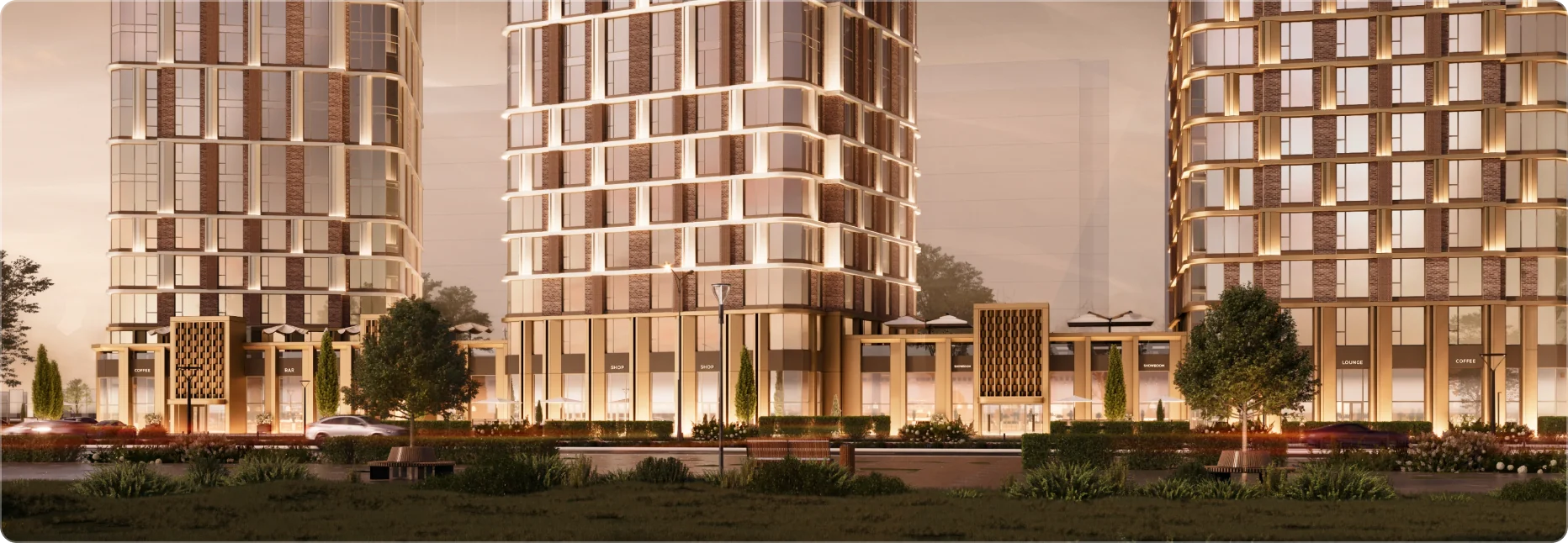 BS Towers — башни комплекса