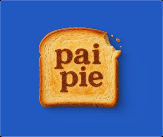 Pai Pie — логотип на хлебе